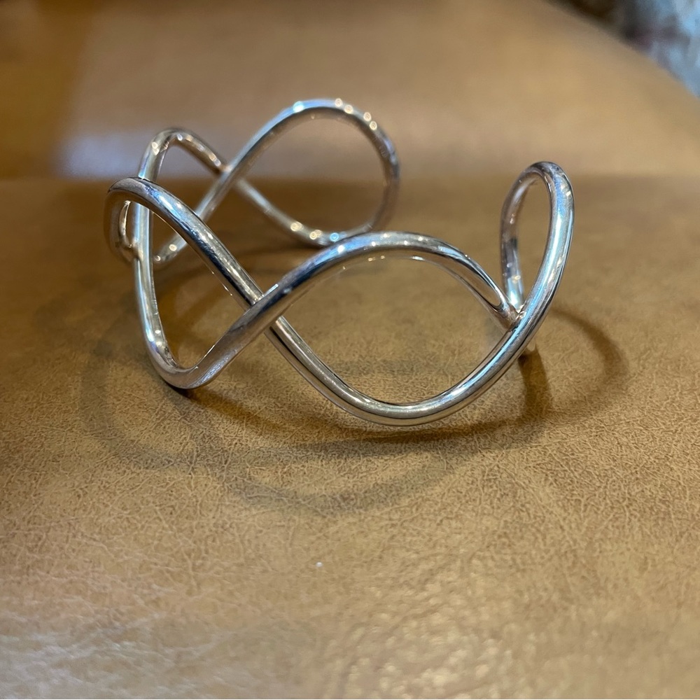 Silver Cuff Bracelet - Picture 5 of 8